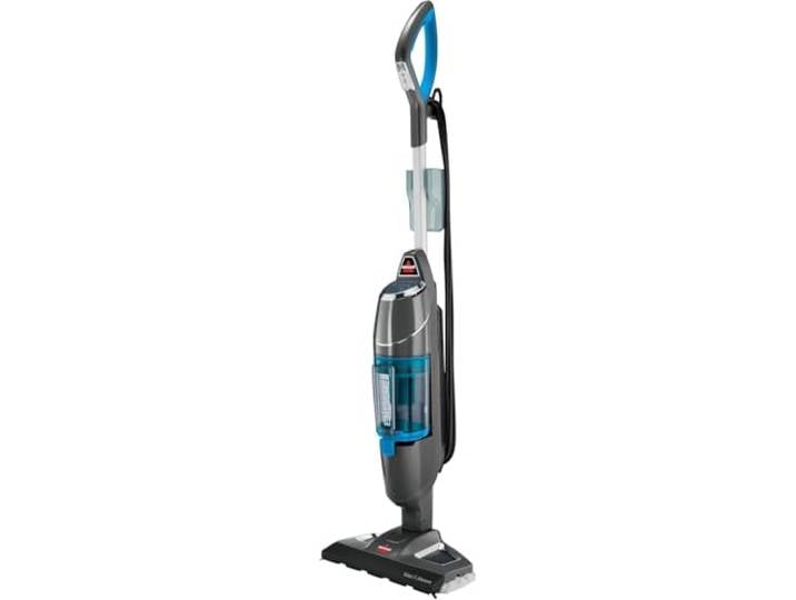 BISSELL Vac & Steam Titanium - 2 en 1 Aspirateur et Nettoyeur Vapeur - Pour les Sols Durs\, Carrelages\, Parquets - Fonction de Régulation de la Vapeur - Élimine des Bactéries - 81 dB - 1977N
