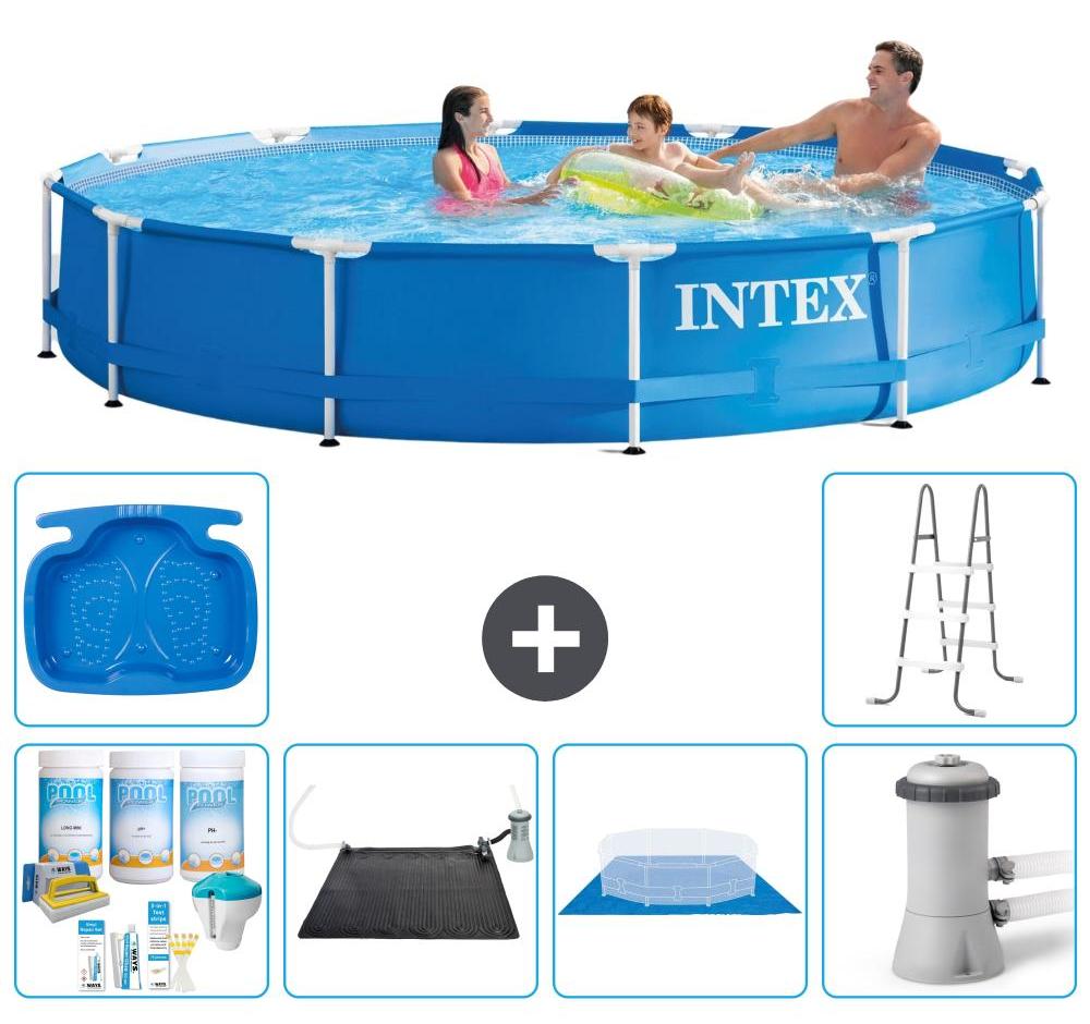 Frame Pool Rund - 366x76 cm - 7-teilig S21010