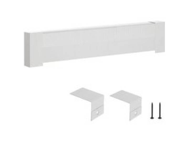 VEVOR Heizungsabdeckungen, Basic-Serie, 916 x 80 x 193 mm, Standard-Frontabdeckung für Heizkörper elektrische Heizgeräte, Ersatzabdeckung aus robustem Stahl, für Schlafzimmer, weiß