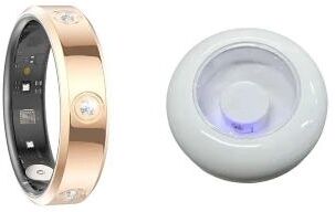 Inspired Finds Xiaomi Smart Ring HR01 Ultra Slim Fitness Tracker Ring With Heart Rate And Sleep Monitoring silvery With Charging Compartm 6