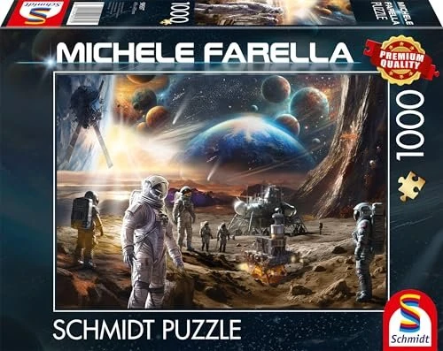 Schmidt Spiele Michele Farella: Unendliche Welten - Raumfahrtmissionen (1000 Teile)