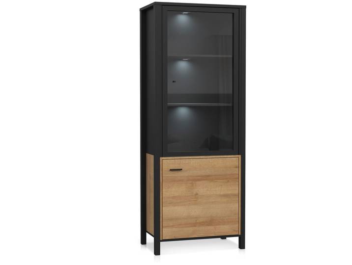 HAVANO Vitrine schmal, Material Dekorspanplatte, Riviera