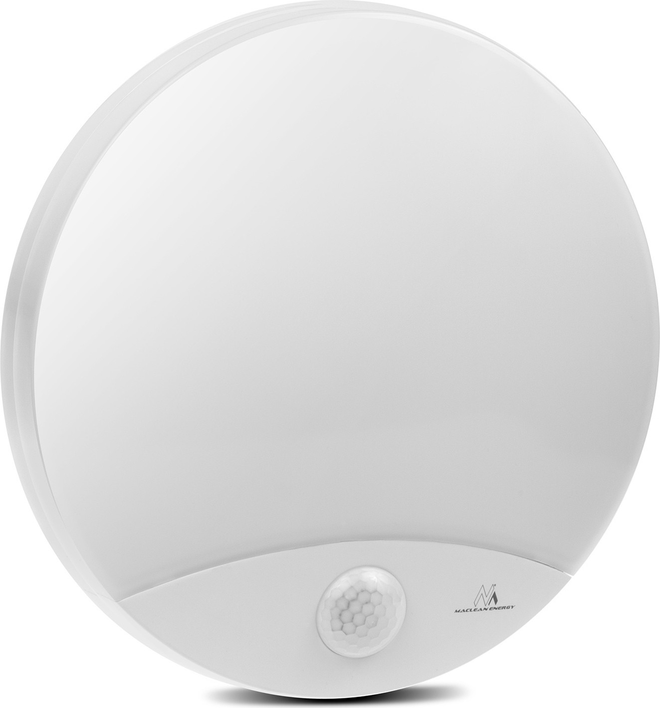 Maclean LED-lamp met infrarood bewegingssensor, 10W, IP44, natuurwit, 900 lumen, wandmontage