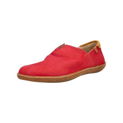 Slipper EL NATURALISTA "El Naturalista Slipper Nubukleder", Damen, Gr. 38, rot, Nubukleder, Schuhe Slipper