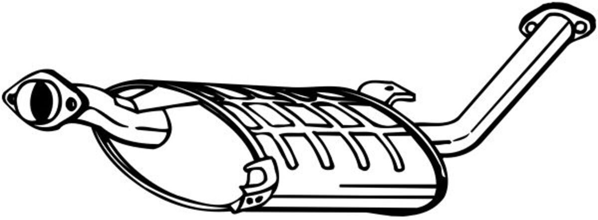 Mittelschalldämpfer BOSAL 145-001