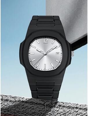 Inspired Finds TOMI Men's Multifunction Quartz Watch With Calendar Gift Box silver