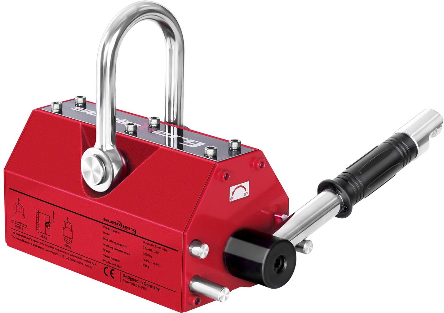 Steinberg Systems Lifting Magnet - 1000 kg SBS-ML 1000