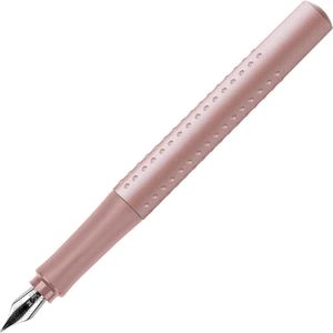 Faber-Castell Füller Grip 2011, Feder M, Links- & Rechtshänder, Kunststoff, pale rose