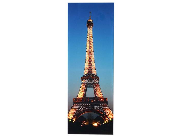 Jamb Led-Bild MIT Timer Eiffelturm Mehrfarbig, Mehrfarbig, Holz, 35x100 cm, Bilder & Rahmen, Bilderrahmen, Bilderrahmen & Fotorahmen