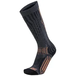 UYN Kaschmir Skisocken Damen grey stone/copper 39-40