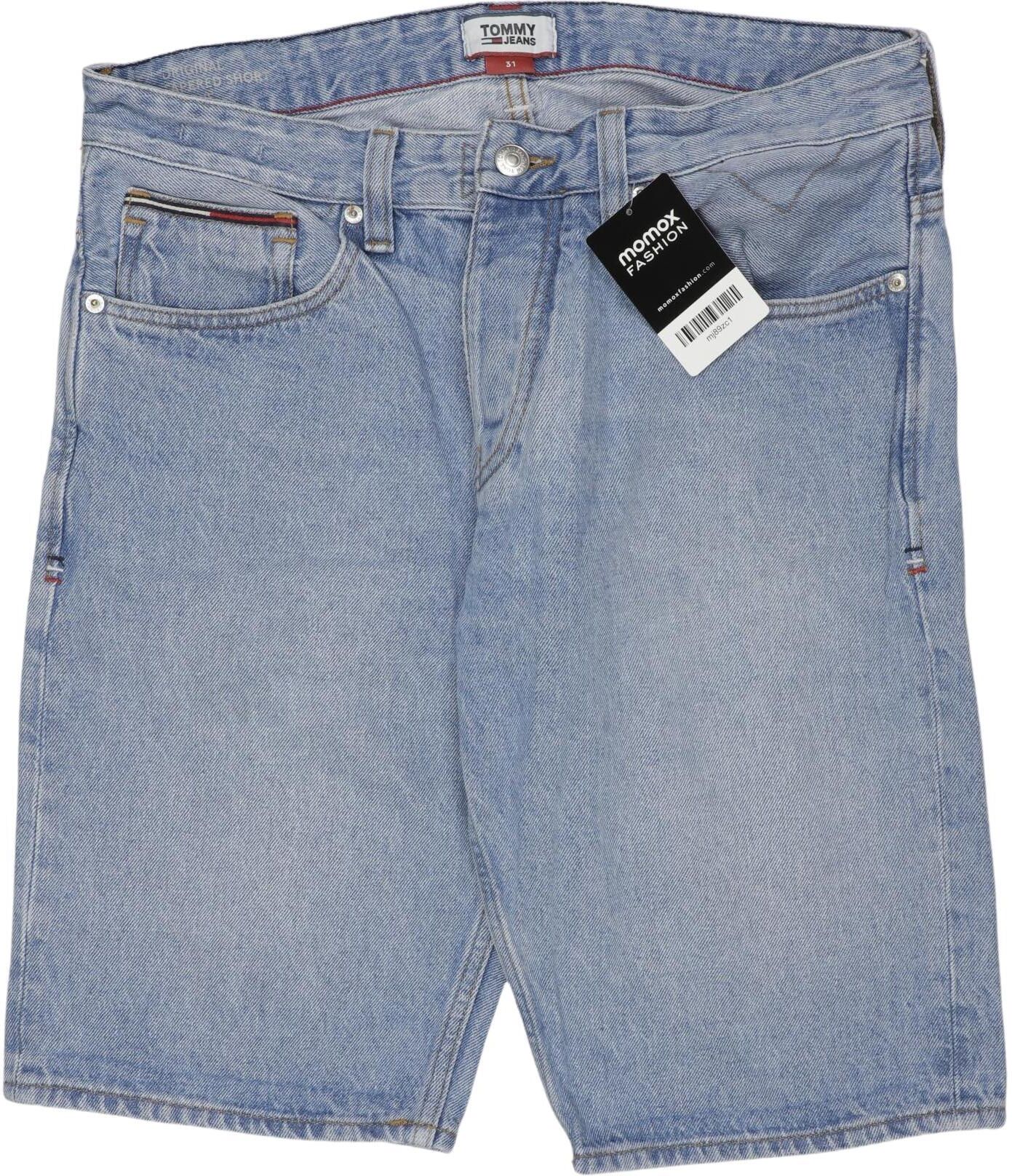 Tommy Jeans Herren Shorts, Hellblau, Gr. W31, Baumwolle - Second Hand