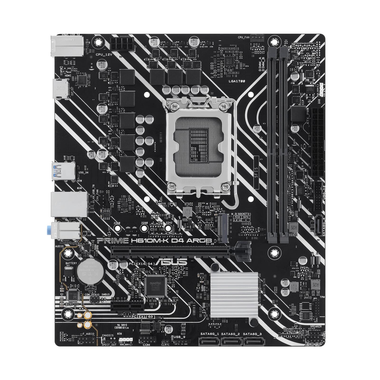 ASUS PRIME H610M-K D4 ARGB 90MB1HN0-M0EAY0