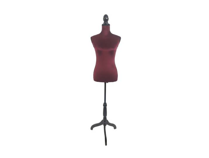 Relaxdays Weibliche Schneiderpuppe 36/38 Samt