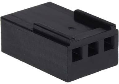 mod/smart Fan Power Connector 3pin Buchse - Schwarz