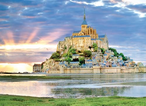 EuroGraphics Puzzel 1000 stukjes Mont Saint-Michel Frankrijk
