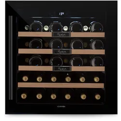 Vinsider 36 Built-In Uno Einbau-Weinkühlschrank 36 Flaschen 92 Ltr Edelstahl Onyx 36 Flaschen/ 1 Zone
