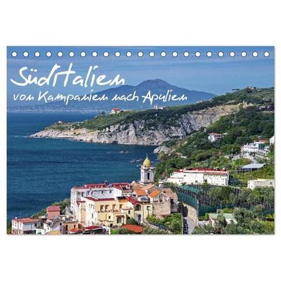 Süditalien - Von Kampanien nach Apulien (Tischkalender 2027 DIN A5 quer), CALVENDO Monatskalender