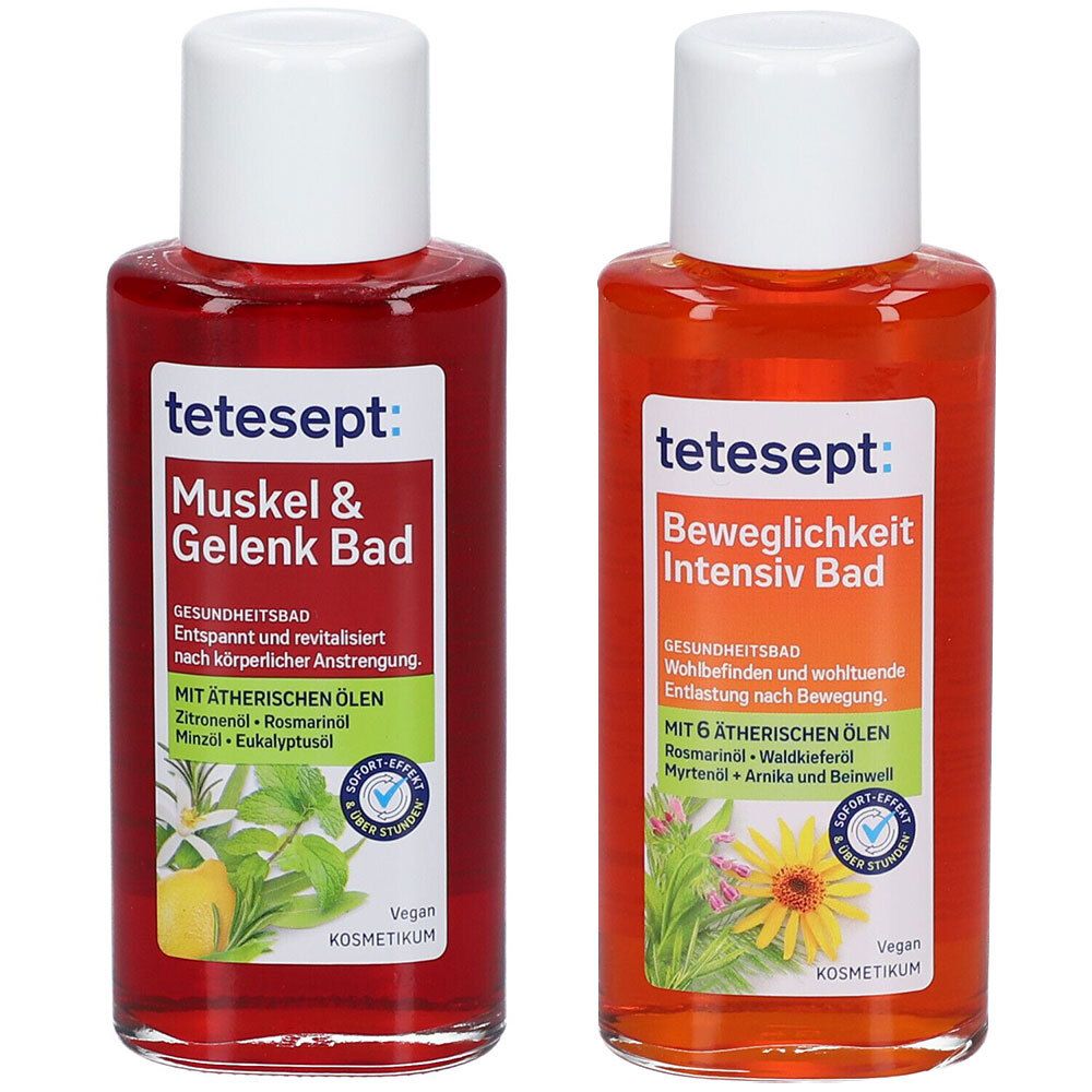 Tetesept Muskel & Gelenk Bad + Beweglichkeits Intensiv 125+125 ml