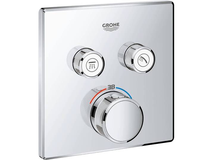 Thermostat Grohe Grohtherm SmartControl avec deux vannes d'arrêt\, 29124000