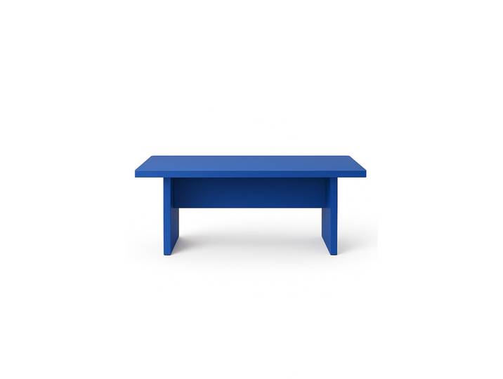 Banc Stratifié Bleu Prusse FSC®, résistant et antimicrobien
