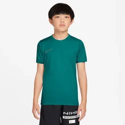 NIKE Academy 25 Dri-FIT kurzarm Trainingsshirt Kinder 389 - rio teal/rio teal/metallic gold M (137-147 cm)