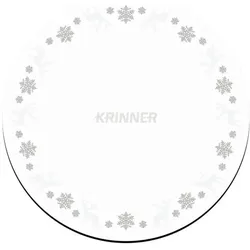 Krinner, Christbaumständer Zubehör, Christbaumdecke rund, Weiss