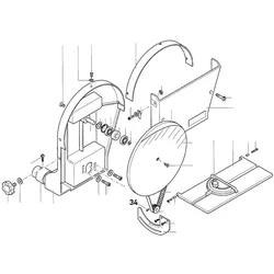 PROXXON 28060-34 Schraube für Tellerschleifgerät TG250/e