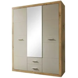 Drehtürenschrank   ¦ beige ¦ Maße (cm): B: 151 H: 198 T: 55.0