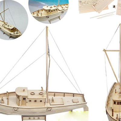 Multisell Products Hub DIY Wooden Sailboat Model Kit 3D Puzzle Ship Craft For Adults And Kids DIY Wooden Sailboat Model Kit 3D Puzzle Ship Craft For Adults And Kids