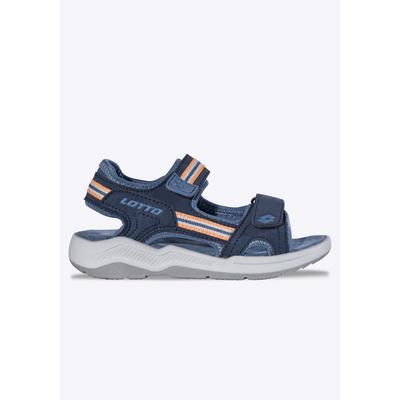 Sandale LOTTO, Mädchen, Gr. 30, blau (navy, midblau), Synthetik, Schuhe Sandale, mit Flexkerben für einen natürlichen Bewegungsablauf
