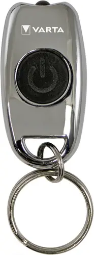 Varta Metal Key Chain Light 16603101401 LED Schlüsselleuchte mit Schlüsselanhänger batteriebetrieben 15lm 6h 37.6g