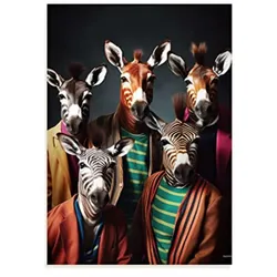 POSTER Okapi Mode A3 Rahmenlos