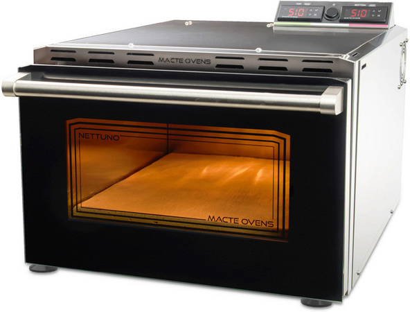 Macte Ovens Nettuno ADVANCED Nero - Forno elettrico per pizza -  2975 W
