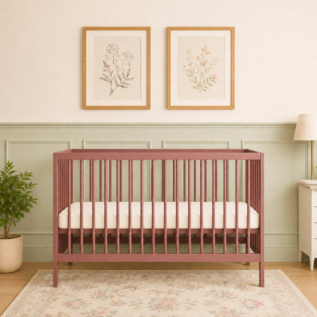 Mokee Mini Cot Bed Dusty Rose Mini