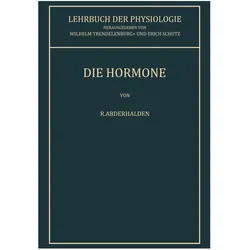 Die Hormone, Fachbücher von R. Abderhalden