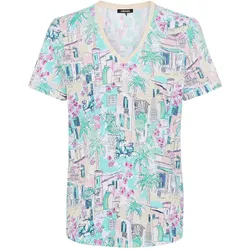 Tchibo - Olsen T-Shirt - Damen - Gr. 38 - blau
