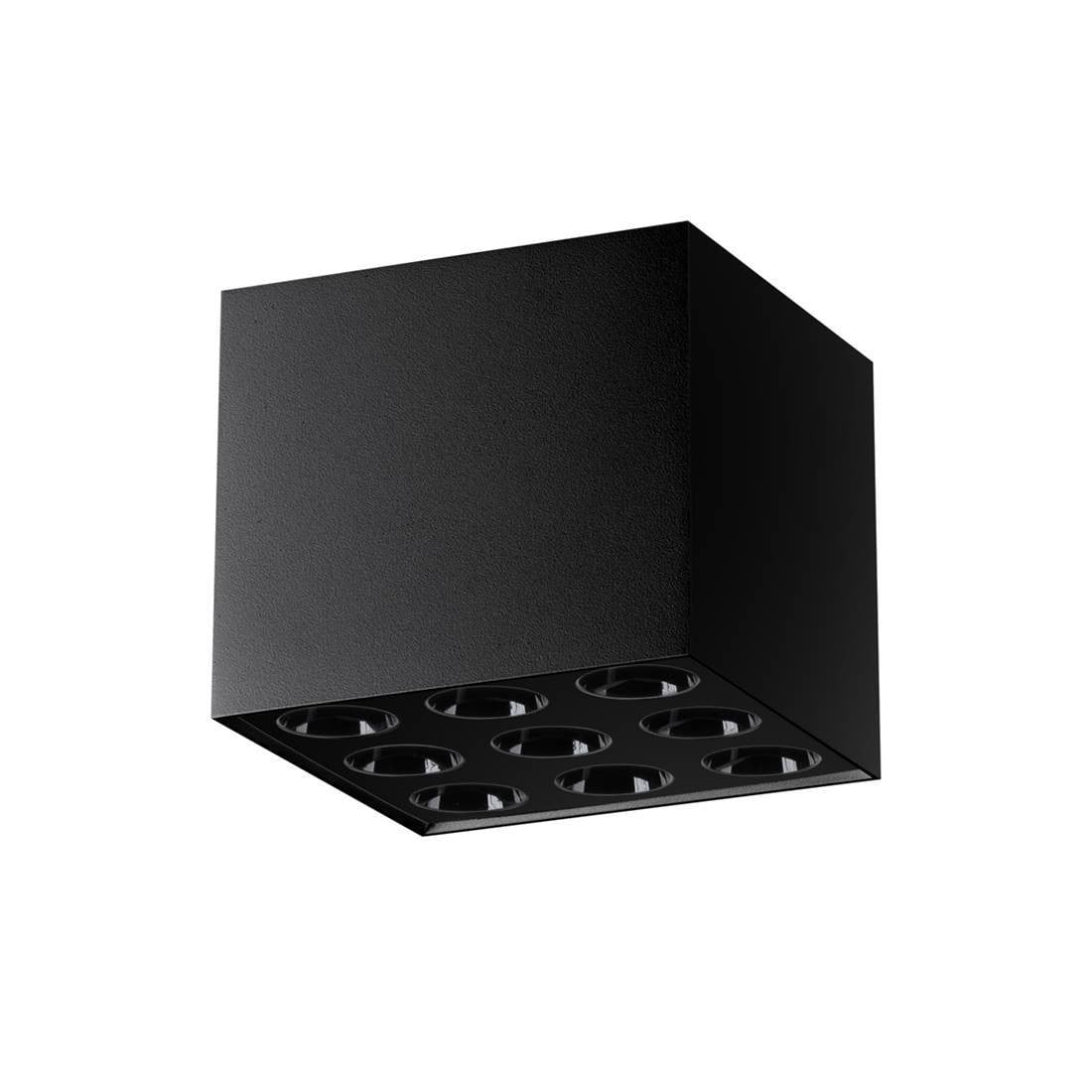 Sollux Plafondlamp OZZY zwart LED