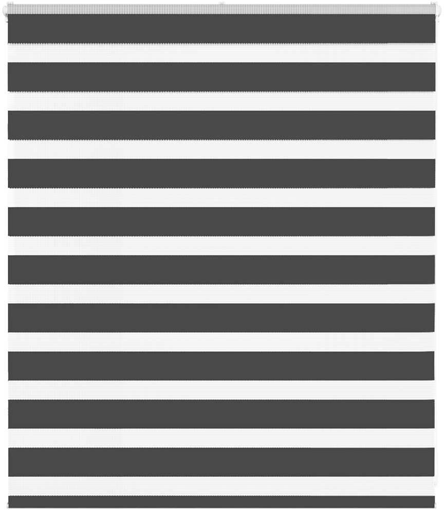 George Oliver Zebra Blind Polyester Black 130cmW x 100cmL