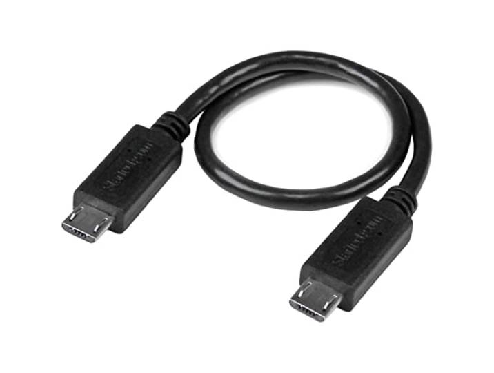 StarTech.com 20 cm USB OTG kabel - Micro USB naar Micro USB - M/M - USB OTG Adapter