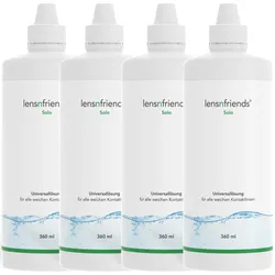 lensnfriends Solo - Kombilösung mit Pro Vitamin B5 (4x 360ml) früher COOL