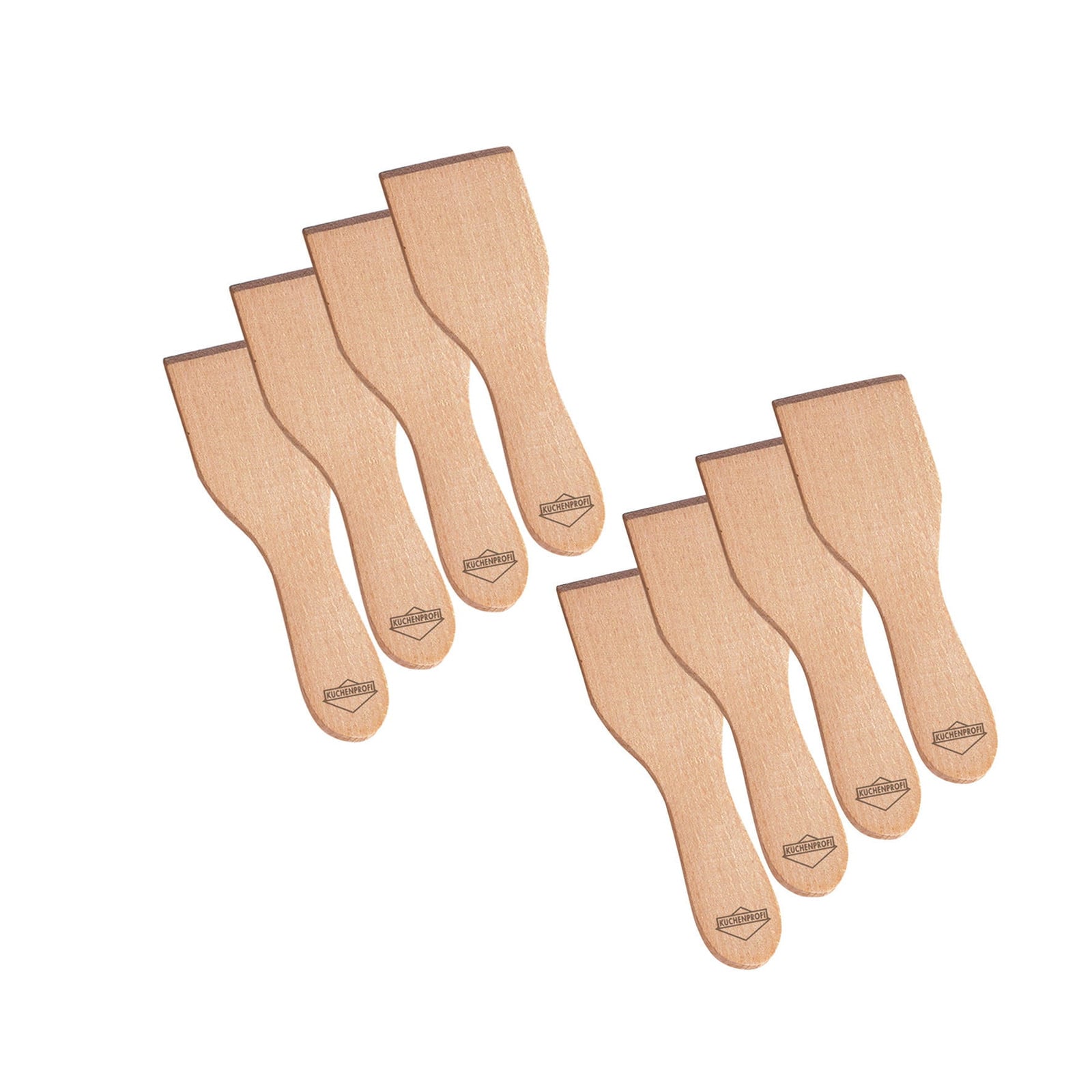 Küchenprofi Raclette-schraper van hout, 8 stuks