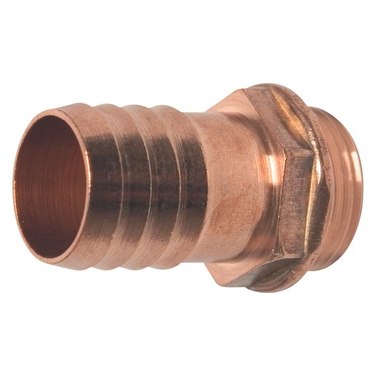 Mega Schlauchtülle Messing Schlauchgrösse 25 mm Aussengewinde 1 " (Schlauchschelle, 25 mm) (0411825)