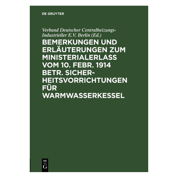 De Gruyter Bemerkungen und Erläuterungen zum Minis (Deutsch, Hardcover) (67826831)