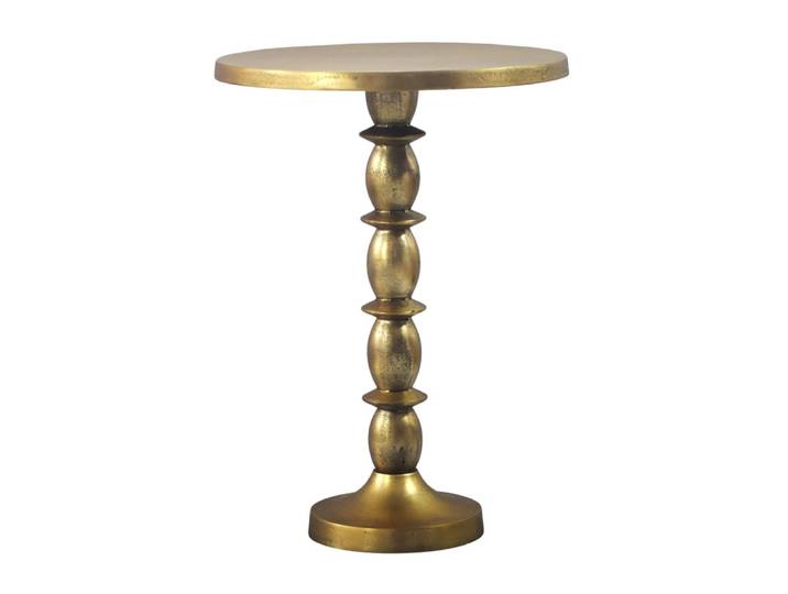 Table d'appoint en aluminium, doré