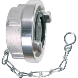 Storz Blindkupplung mit Kette, Größe 25-D 75-D