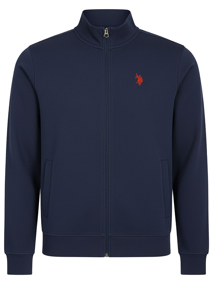 U.S. Polo Assn. Sweatjacke in Dunkelblau - S