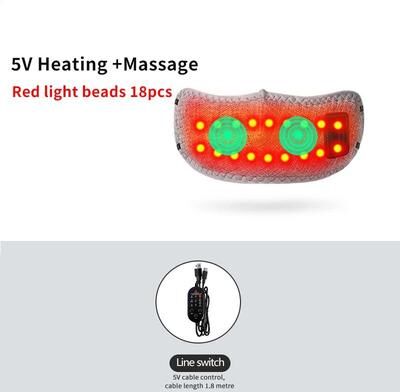 Inspired Living ThermaNose Heated Nose Warmer With Red Light Therapy For Stuffy Nose Relief And Cold Weather Comfort 5v massage uk