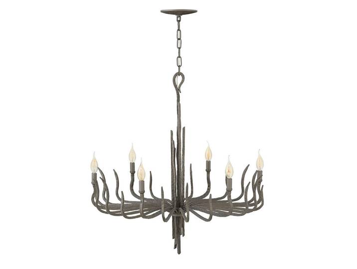 Elstead Lighting Kronleuchter, Dunkelbraun, Metall, 71.1x85.2x71.1 cm, RoHS, Lampen & Leuchten, Innenbeleuchtung, Kronleuchter