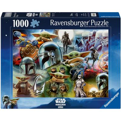 Puzzle RAVENSBURGER "The Mandalorian and Grogu", bunt, Puzzles, KinderB:70cm H:50cm, Motiv, Made in Germany, B:70cm H:50cm