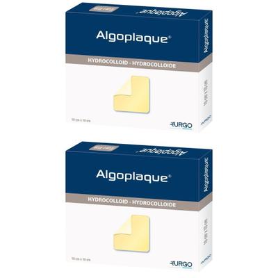 Algoplaque 10x10 cm flexib.Hydrokolloidverb. x2 2x10 St Verband